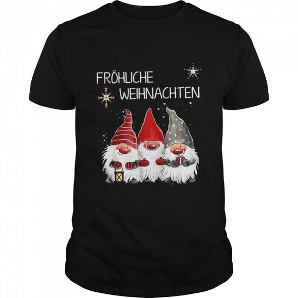 Other - Gnomes Frohliche Weihnachten Christmas Shirt